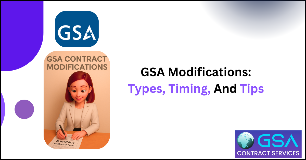 GSA Contract Modifications