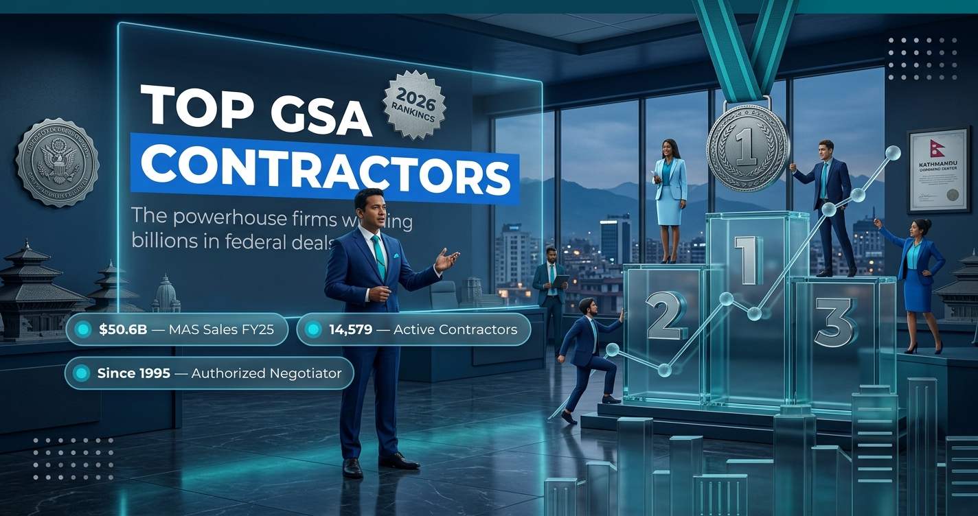 Top GSA Contractors in 2026: The Powerhouse Firms Winning Billions in Federal Deals