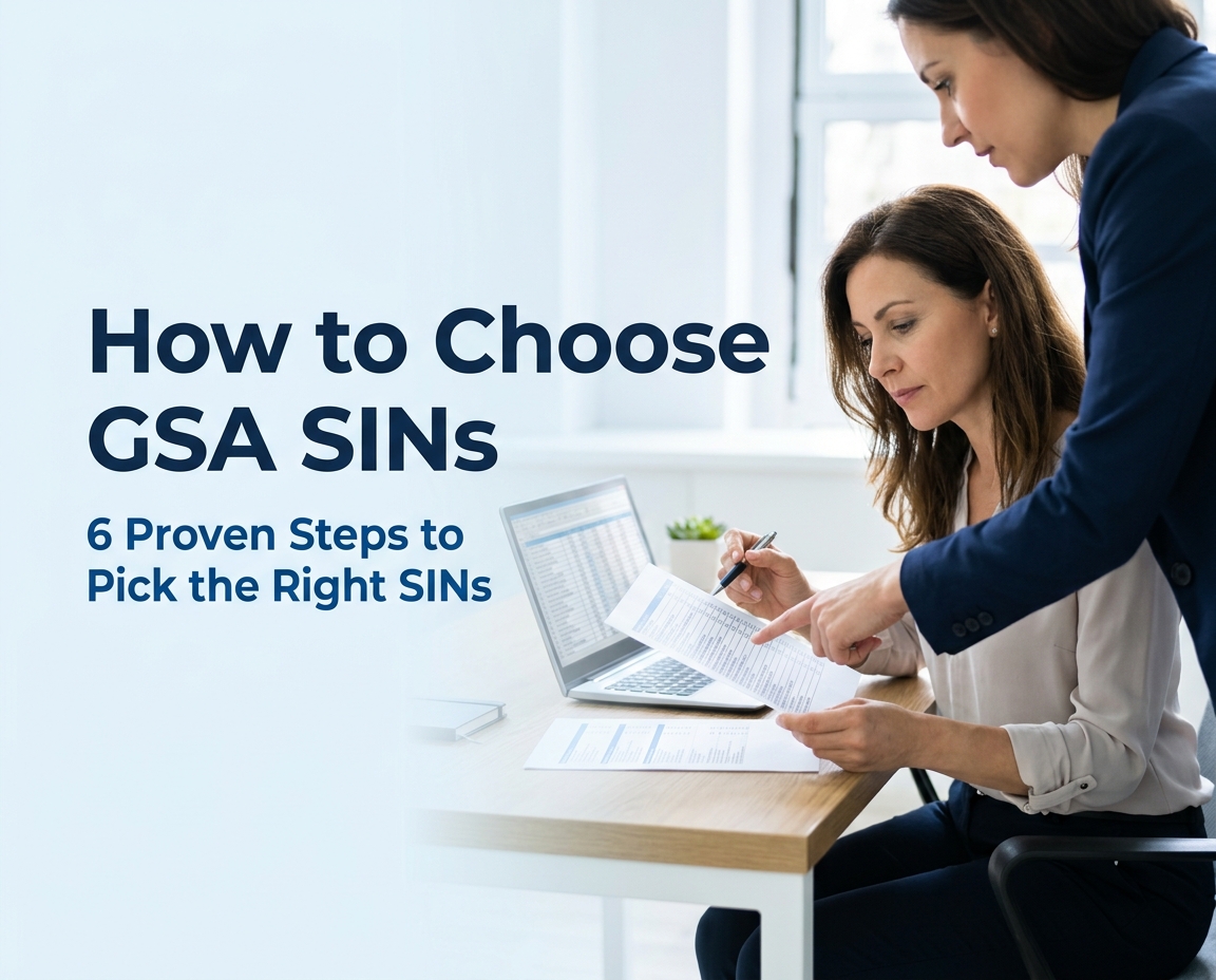 How to Choose GSA SINs: 6 Proven Steps to Pick the Right Special Item Numbers